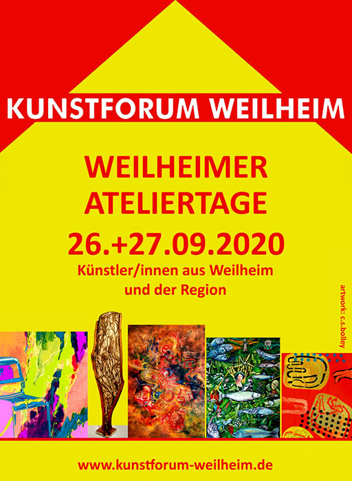 Ausstellung 3 artists in der WOHNFUNKTION, Baaderstr. 66, 80489 München - Gärtnerplatzviertel Vernissage am MO 25.10.2010, 18.30 Uhr Ausstellungsende: 27.11.2010 Ausstellung im Kloster AndechsFürstentrakt, Bergstraße 2, 82362 Andechs, Tel. 08152/376-0„FUNDSTÜCKE“ Christian S. Bolley & Diana Sandmann